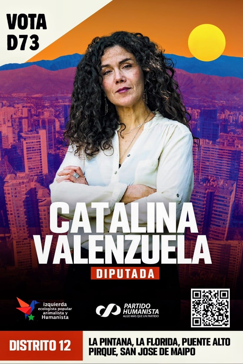 Si llegaste hasta aqui, tu destino es votar por la Cata Valenzuela en el distrito 12, busca D73 en tu voto.